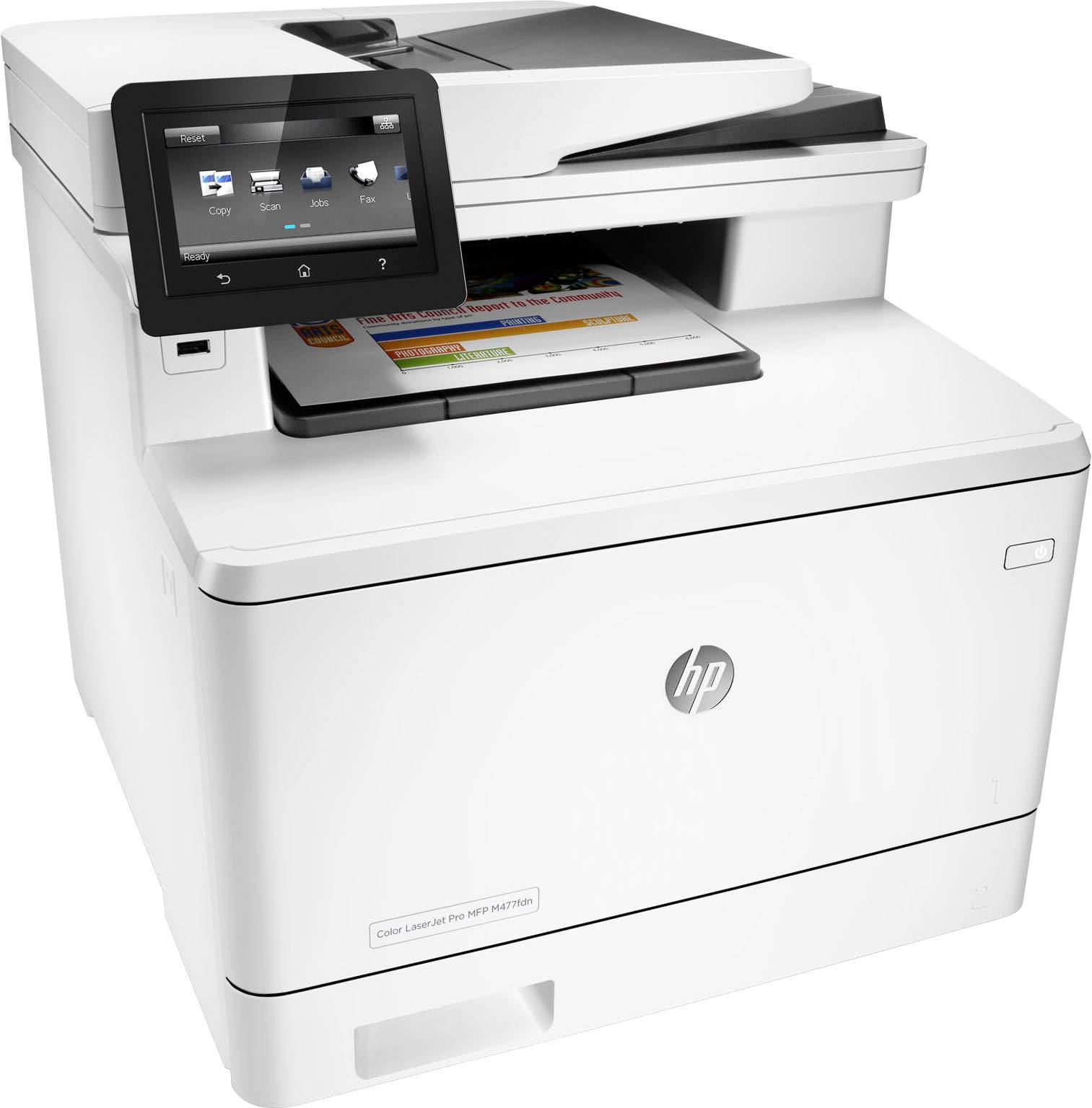 HP Color LaserJet Pro MFP M477fdn Multifunktionsdrucker Laser Farbe A4 Drucker, Scanner, Kopierer, Fax LAN, Duplex, Duplex-ADF
