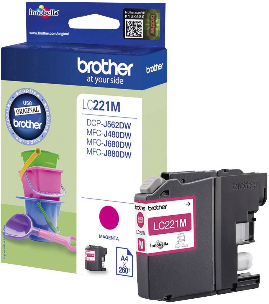 Brother Druckerpatrone LC-221M Original Magenta LC221M