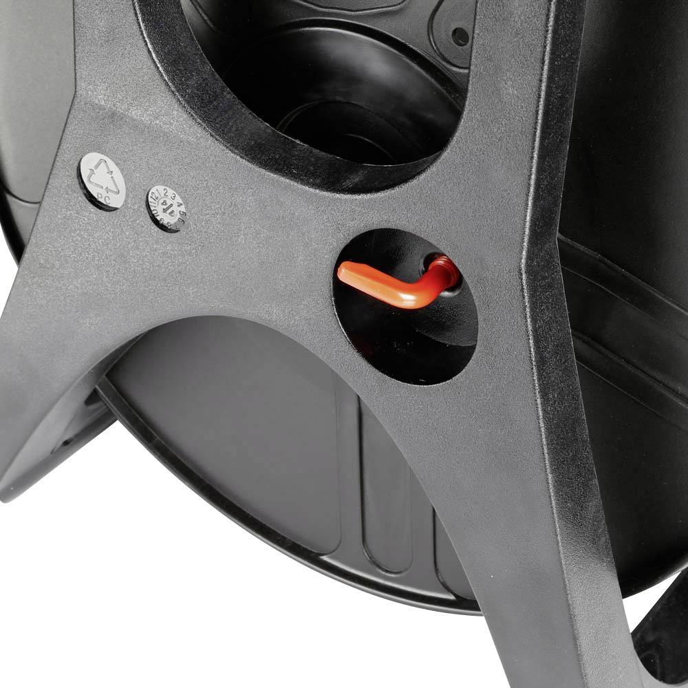 Adam Hall 70225 Kabeltrommel Schwarz