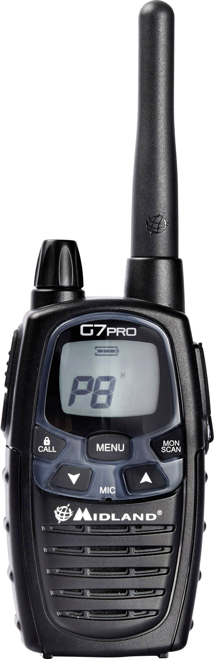 Midland G7 Pro Twin C1090.13 PMR/LPD-Handfunkgerät 2er Set