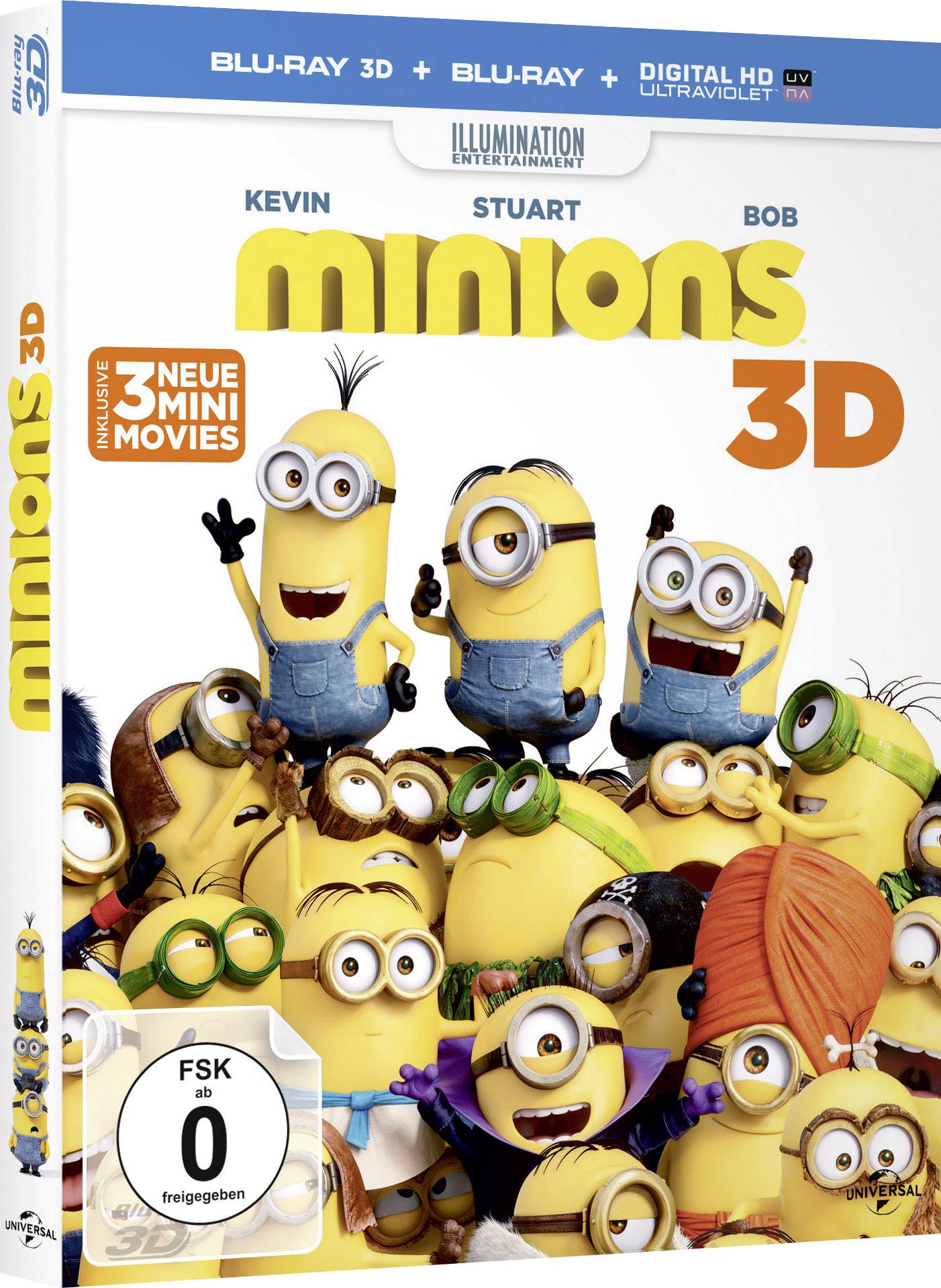blu-ray 3D 3D Blu Ray Die Minions FSK: 0