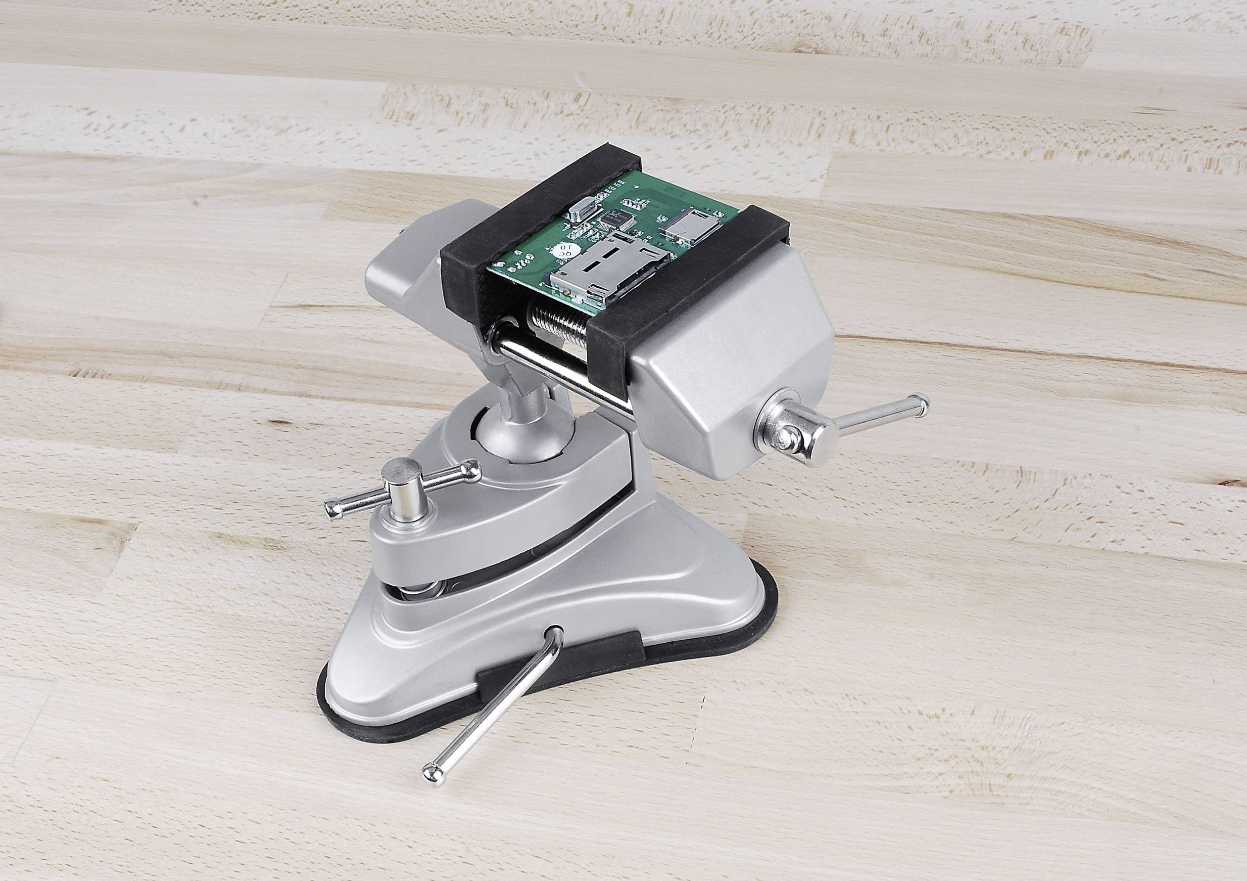 Basetech 1553063 Schraubstock 1553063 Backenbreite: 70mm Spann-Weite (max.): 70mm