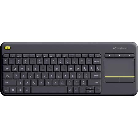 Logitech Wireless K400 Plus Funk Tastatur Deutsch Qwertz Windows Schwarz Integriertes Touchpad Getgoods Smart Shopping