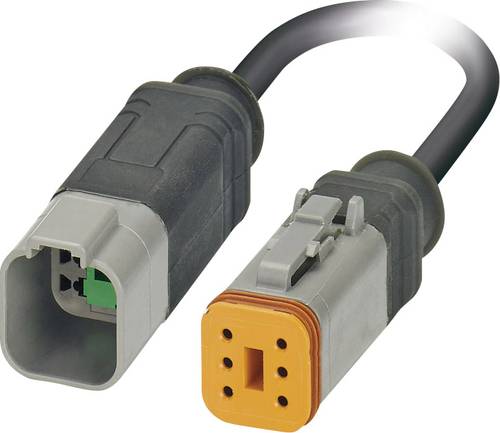 Phoenix Contact 1415036 Sensor-/Aktor-Steckverbinder, konfektioniert Stecker, gerade, Buchse, gerad