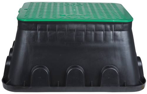 Heitronic 21042 Bodeneinbaudose Schwarz, Grün