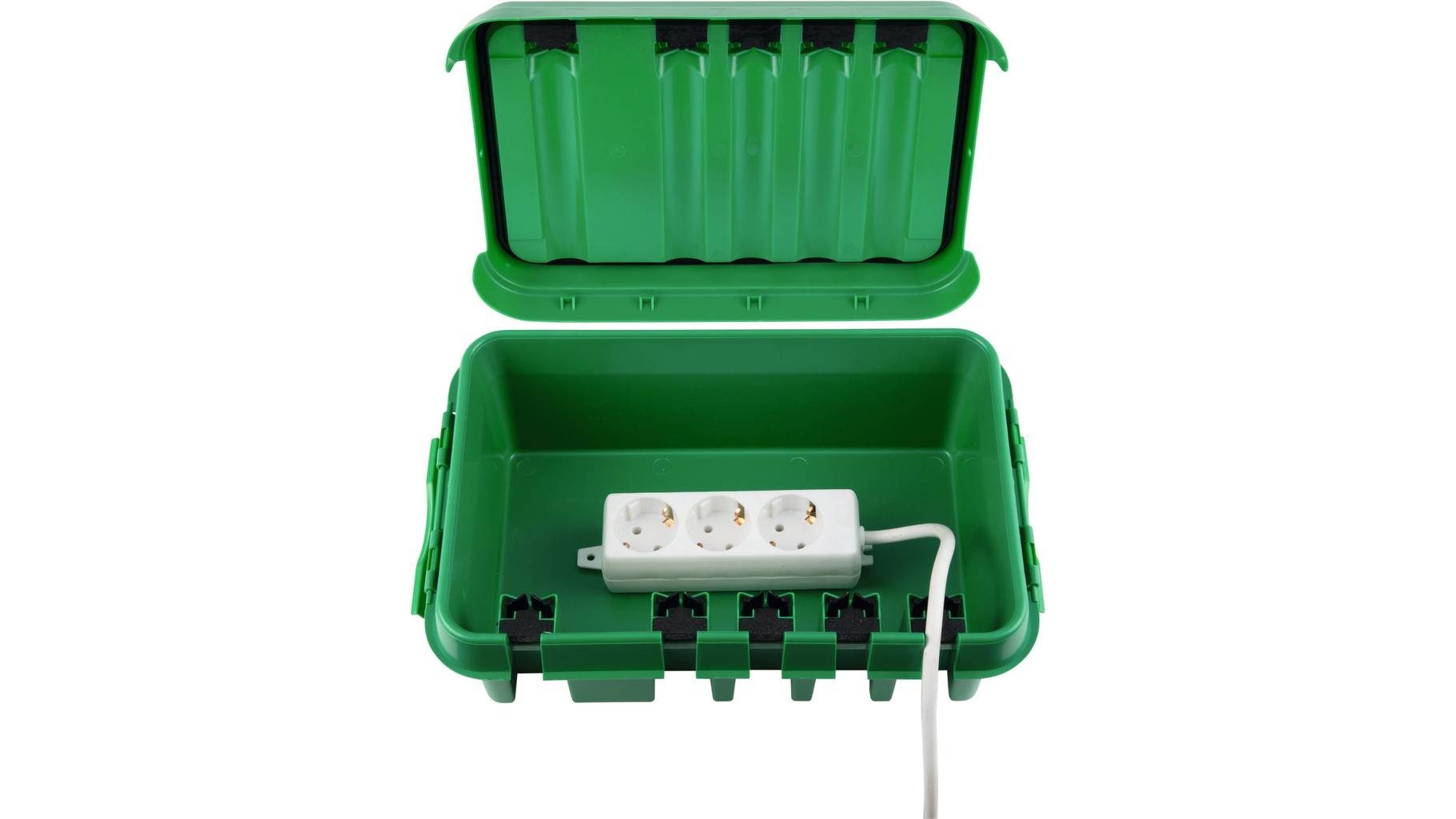 Heitronic 21043 Verteilerbox Grün, A016 voelkner