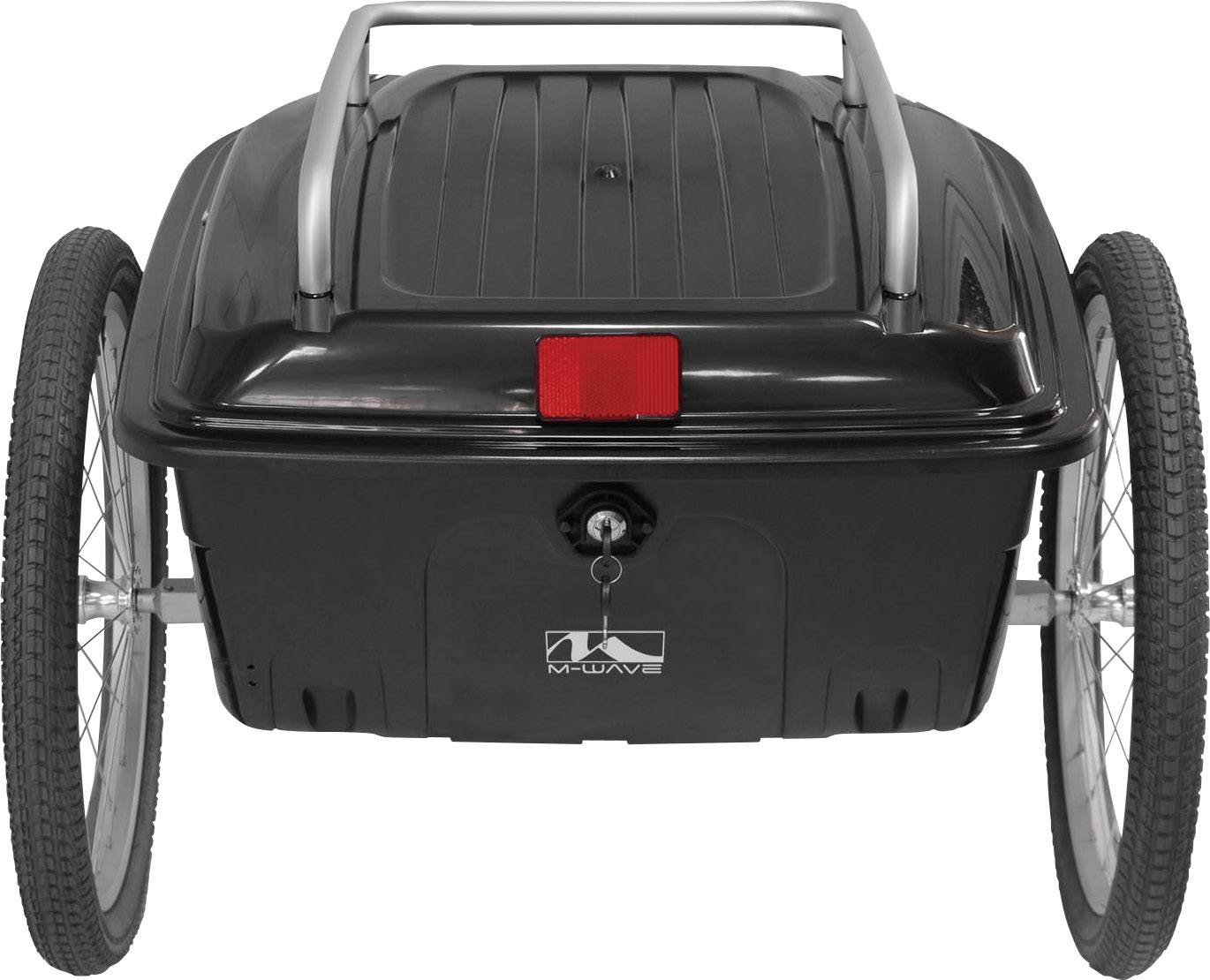 M-Wave Carry all Box 640094 Lasten Fahrradanhänger Schwarz