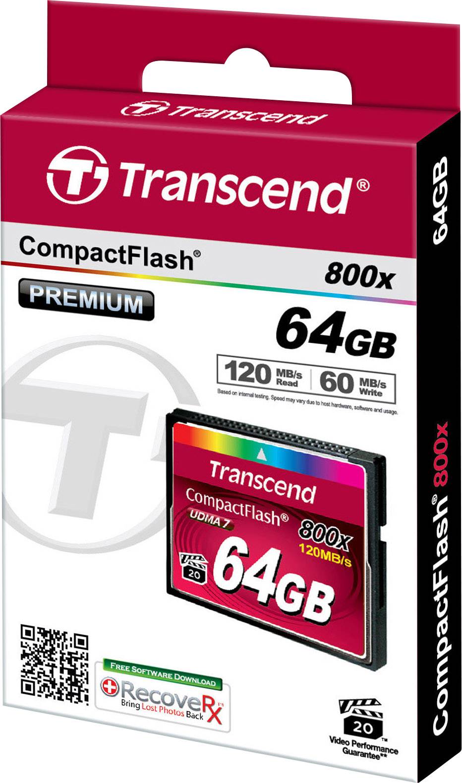Transcend Premium 800x CF-Karte 64 GB