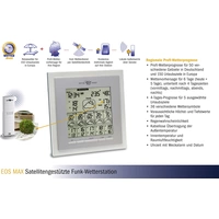 TFA Dostmann EOS MAX weiß 35.5015.02 Satelliten Wetterstation Vorhersage für 6 Tage Anzahl Sensoren max. 1 TFA Dostmann EOS MAX weiß 35.5015.02 Satelliten Wetterstation Vorhersage für 6 Tage Anzahl Sensoren max. 1