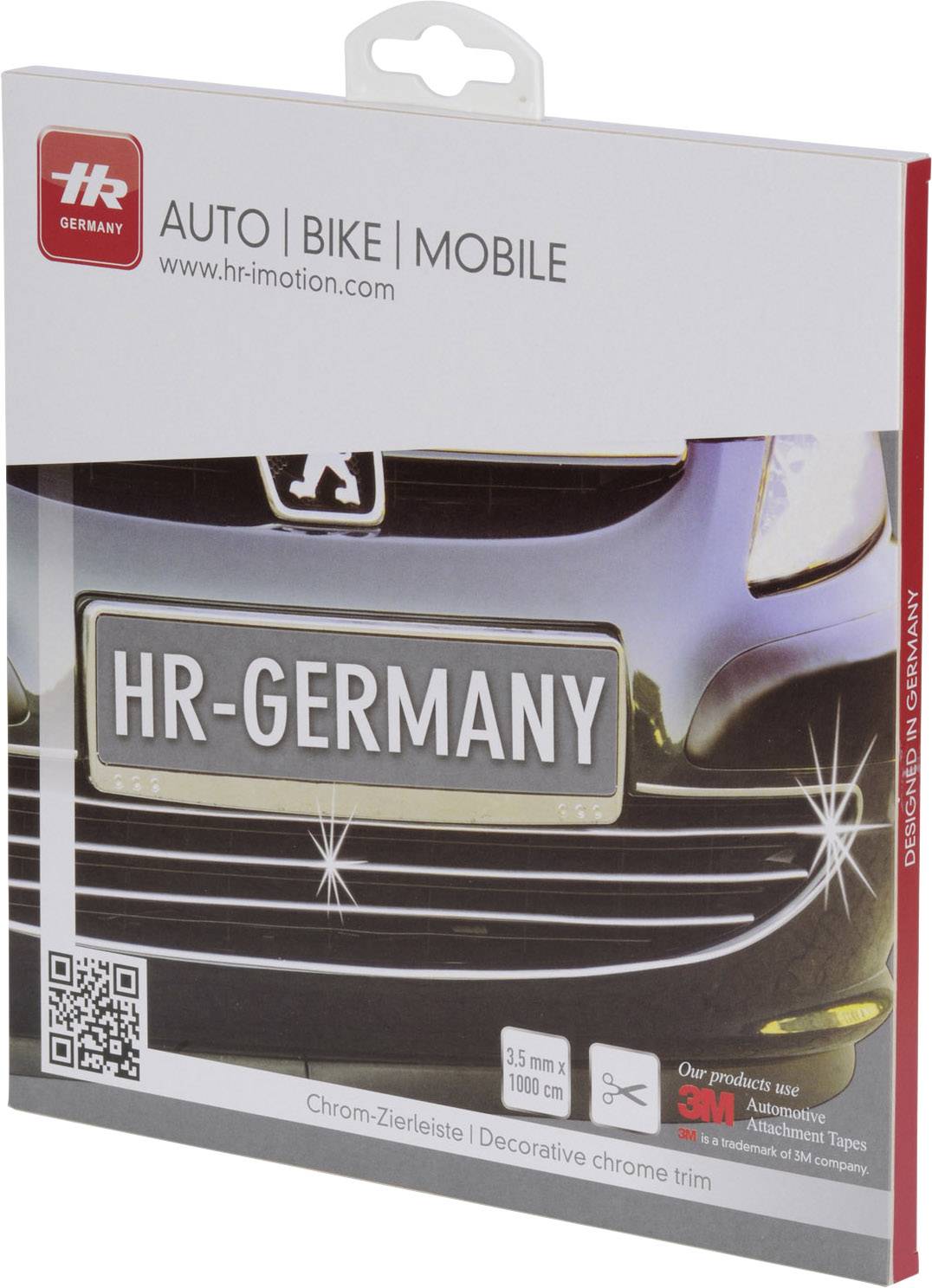 Herbert Richter 12010101 Auto Zierleiste Chrom (L x B) 10m x 3.5mm