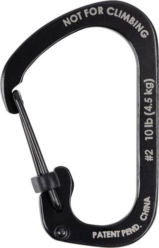NITE Ize CSL2-01-R6 Karabiner SlideLock Gr. 2 44 mm x 29 mm x 2.5 mm 1 St.