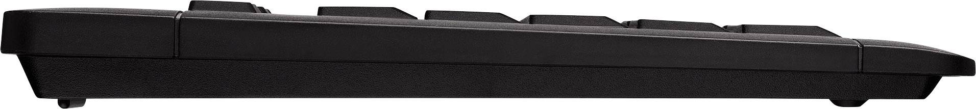 Cherry Stream 3.0 USB-Tastatur Deutsch, QWERTZ, Windows® Schwarz Ergonomisch, Spritzwassergeschützt