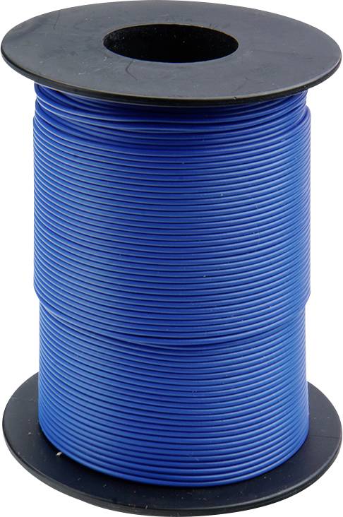 Donau Elektronik 119-12 Litze 1 x 0.14mm² Blau 100m