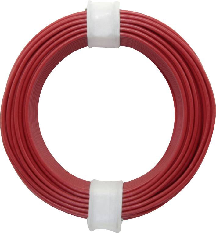 Donau Elektronik 118-0 Litze 1 x 0.14mm² Rot 10m