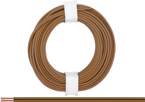 Donau Elektronik 218-88 Litze 2 x 0.14 mm² Braun 5 m