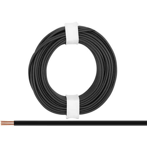 218-11 Fil de câblage 2 x 0.14 mm² noir 5 m