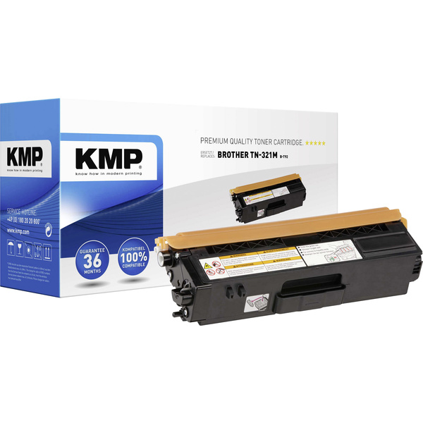 KMP Toner ersetzt Brother TN-321M Kompatibel Magenta 1500 Seiten B-T92