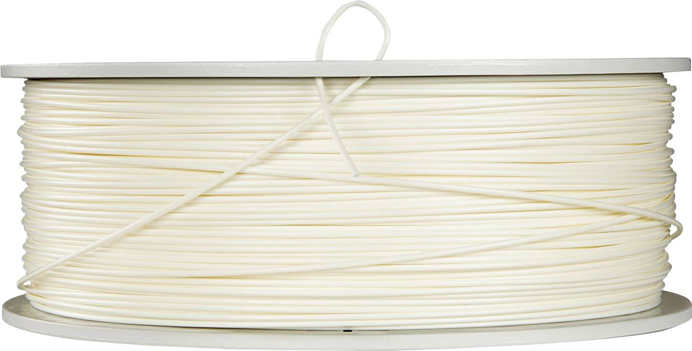 Verbatim 55011 Filament od ABS plastike Filament ABS 1.75 mm 1 kg Weiß 1 St.