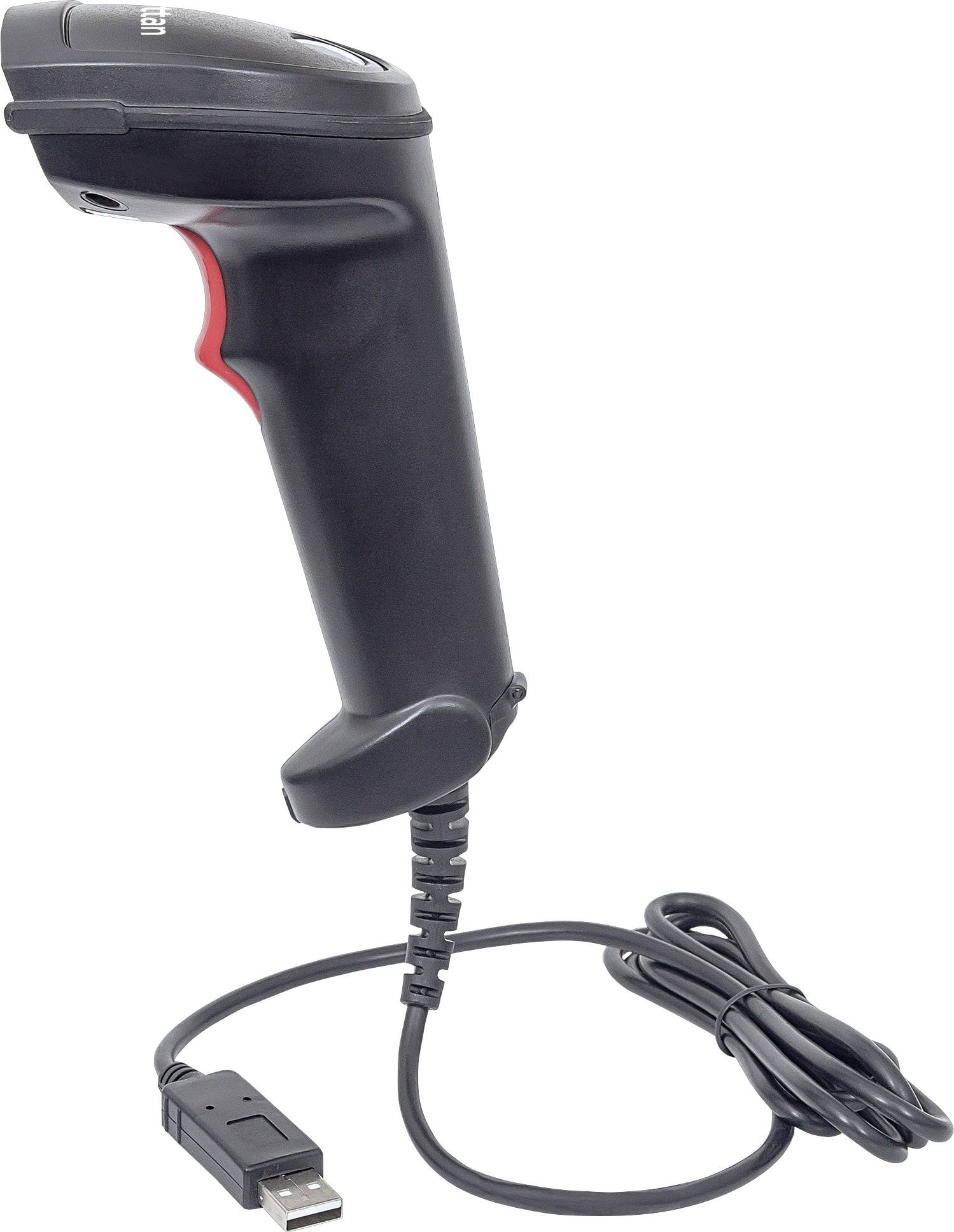 Manhattan 177429 Professional USB-Kit Barcode-Scanner Kabelgebunden 1D Laser Schwarz Hand-Scanner U