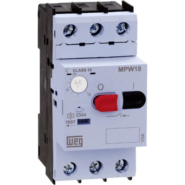 WEG 12429369 MPW18-3-D025 Motorschutzschalter einstellbar 2.5 A 1 St. WEG 12429369 MPW18-3-D025 Motorschutzschalter einstellbar 2.5 A 1 St.