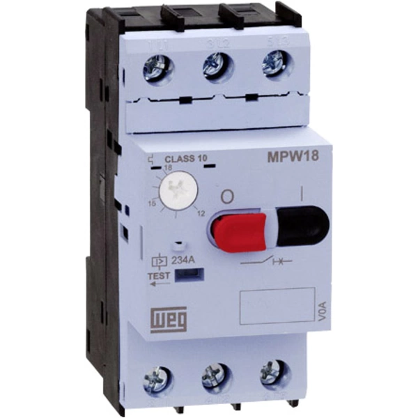 WEG 12429370 MPW18-3-U004 Motorschutzschalter einstellbar 4 A 1 St. WEG 12429370 MPW18-3-U004 Motorschutzschalter einstellbar 4 A 1 St.