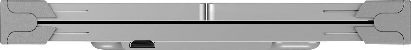 Keysonic KSK-3023BT Bluetooth® Tastatur Deutsch, QWERTZ Schwarz Faltbar, Wiederaufladbar