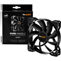 BeQuiet Pure Wings 2 120mm PC-Gehäuse-Lüfter Schwarz (B x H x T) 120 x 120 x 25mm BeQuiet Pure Wings 2 120mm PC-Gehäuse-Lüfter Schwarz (B x H x T) 120 x 120 x 25mm