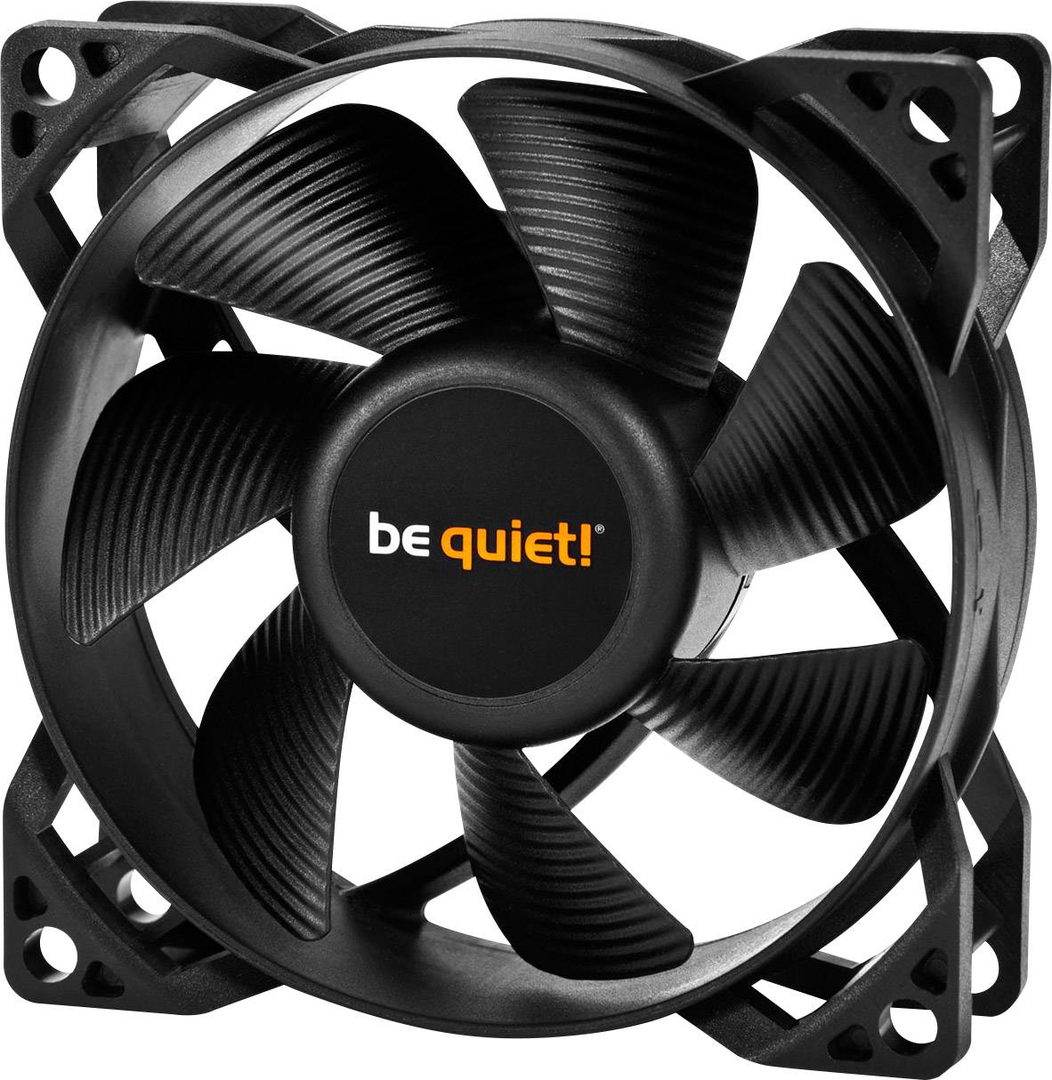 BeQuiet Pure Wings 2 80mm PC-Gehäuse-Lüfter Schwarz (B x H x T) 80 x 80 x 25 mm