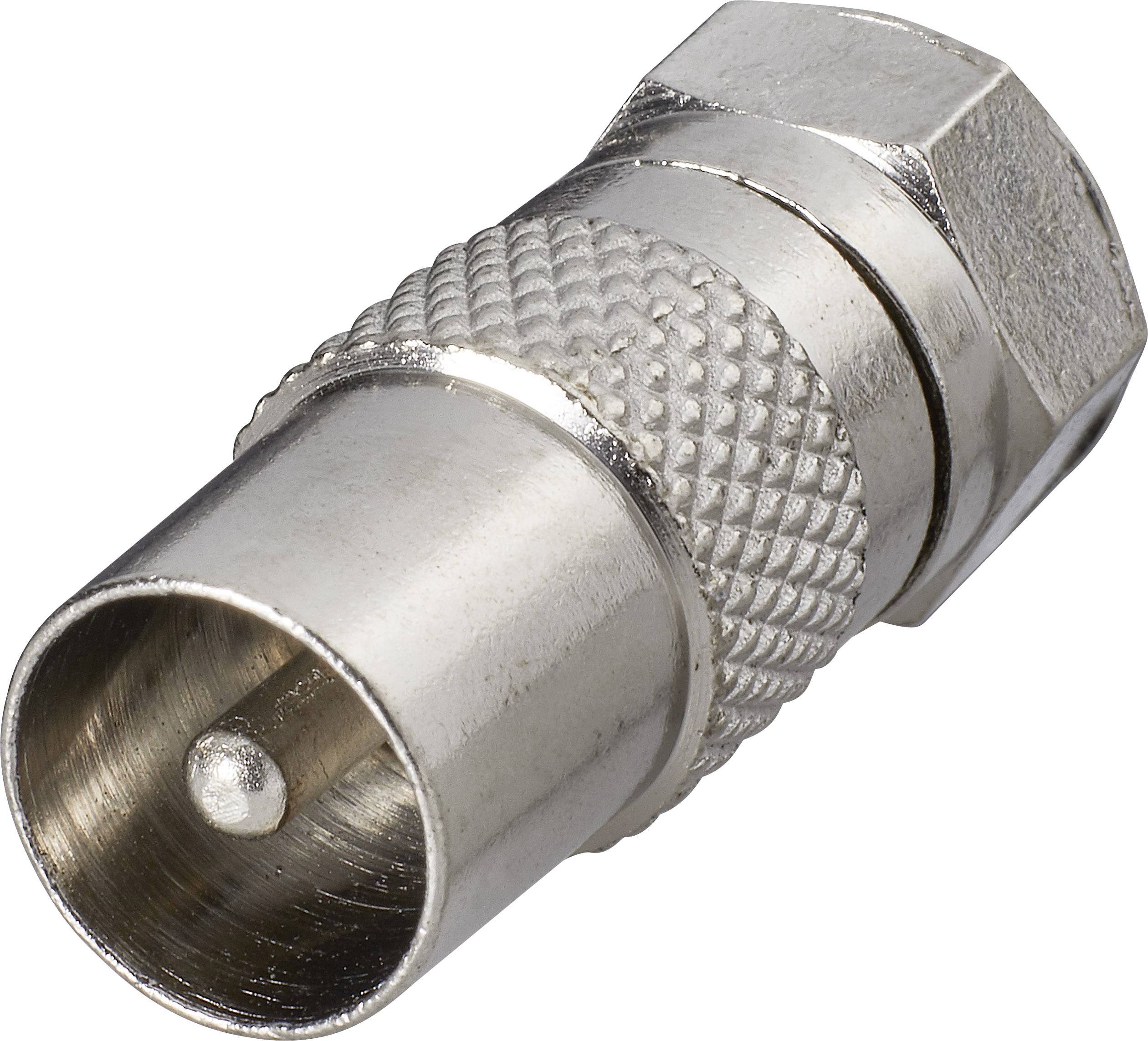 Renkforce RF-4196967 F-Koax-Adapter Anschlüsse: F-Stecker, Koax-Buchse IEC 1St.