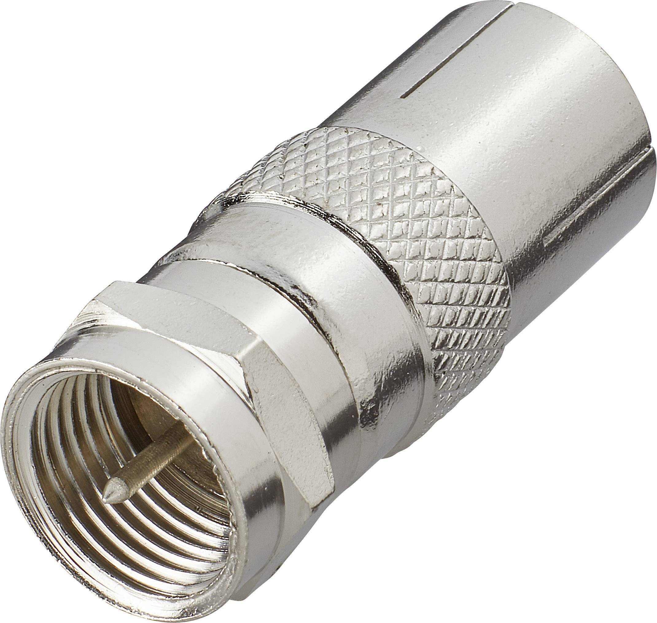 SpeaKa Professional SAT, Antennen Anschlusskabel [1x F-Stecker, Antennenstecker 75Ω - 1x Antennenbuchse 75 Ω, F-Stecker] 1.50m 90
