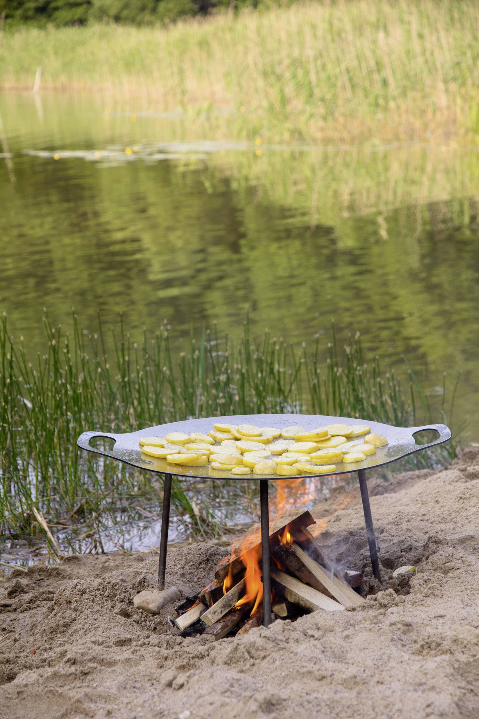 Petromax Grill- und Feuerschale fs56 Feuerstelle Feuerschale Grill-Fläche (Durchmesser)=560 mm Stahl