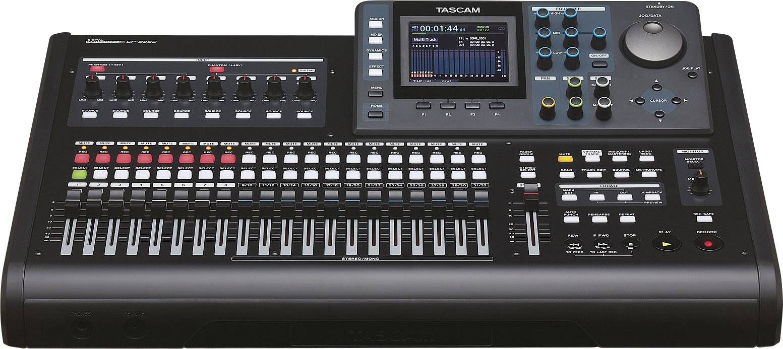 Tascam DP-32-SD Audio-Recorder Schwarz