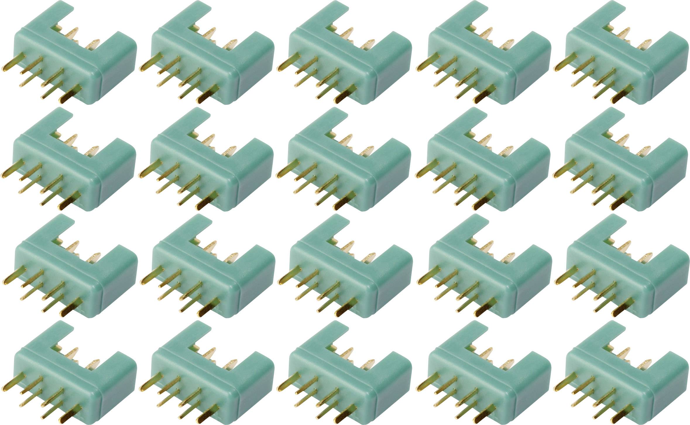 Reely RE-6799056 Akku Stecker MPX vergoldet 20St.