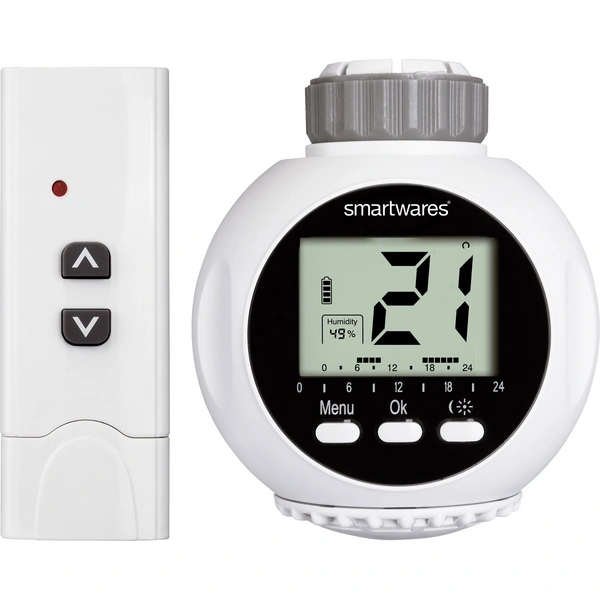 Smartwares SHS-53000 Smartwares SmartHome Basic Funk Heizkörperthermostat Smartwares SHS-53000 Smartwares SmartHome Basic Funk Heizkörperthermostat