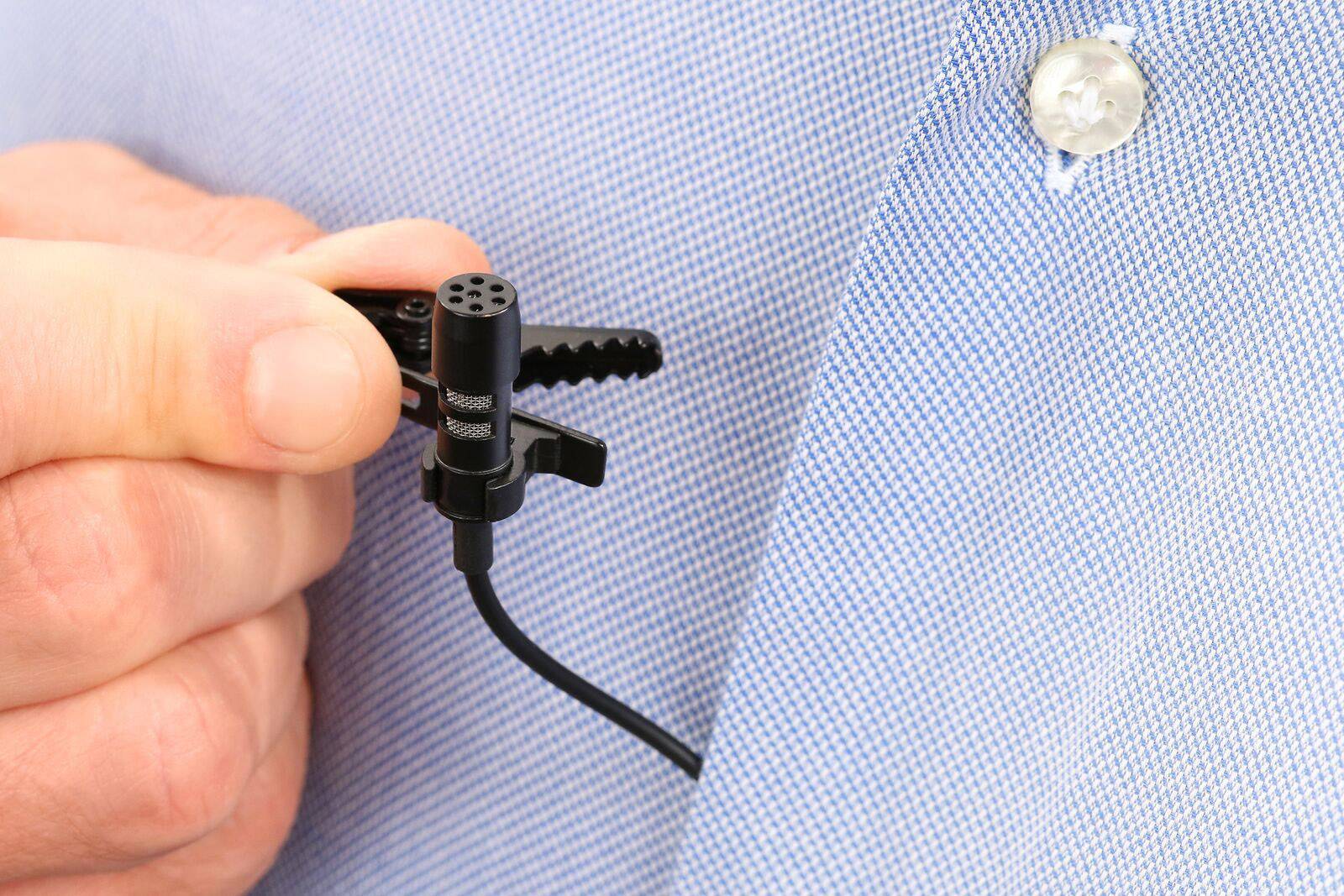 IK Multimedia MIC LAV Ansteck Sprach-Mikrofon Übertragungsart (Details):Kabelgebunden inkl. Klammer, inkl. Windschutz