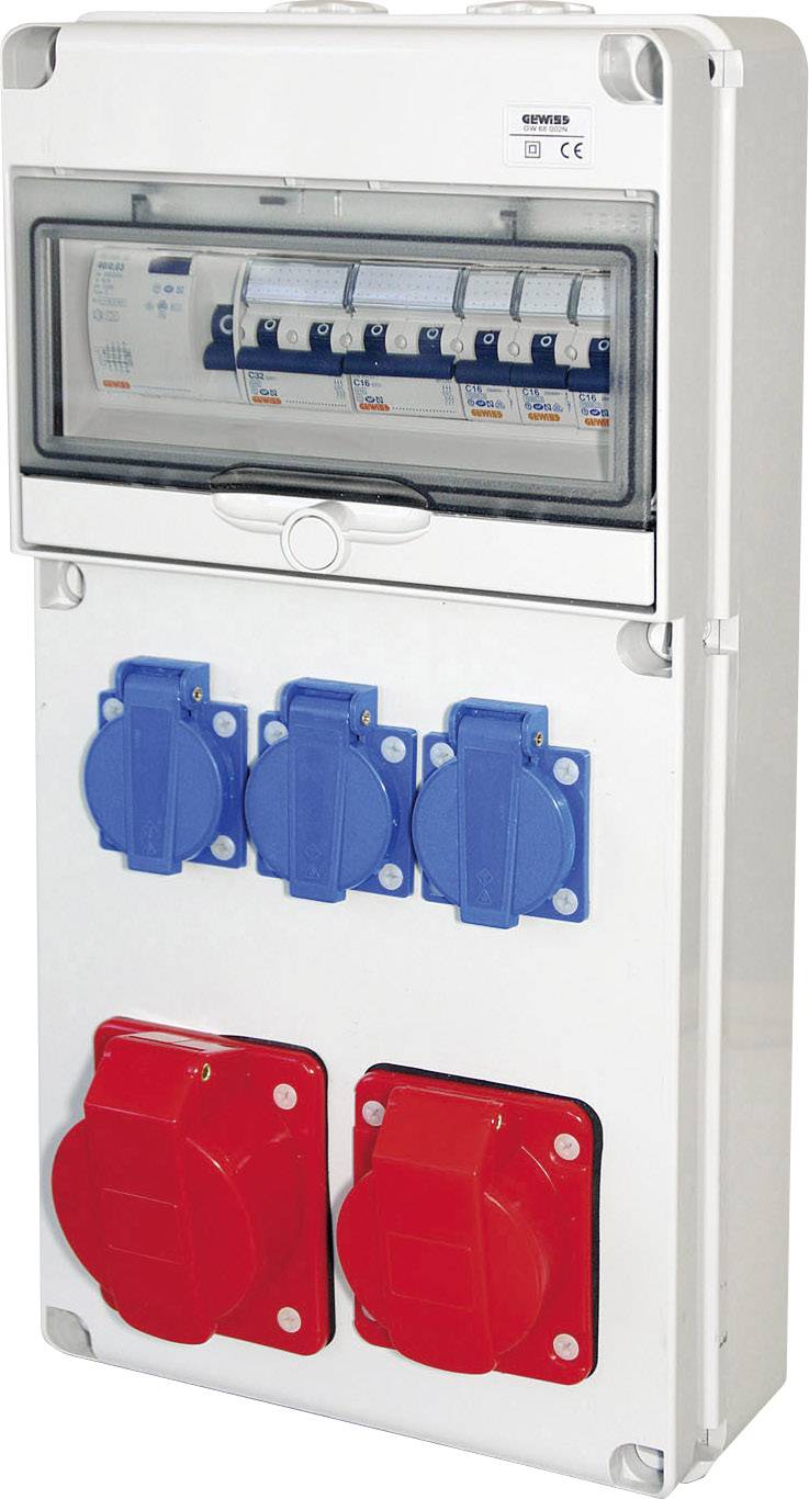 Gewiss CEE Stromverteiler AS05070 400 V 32 A