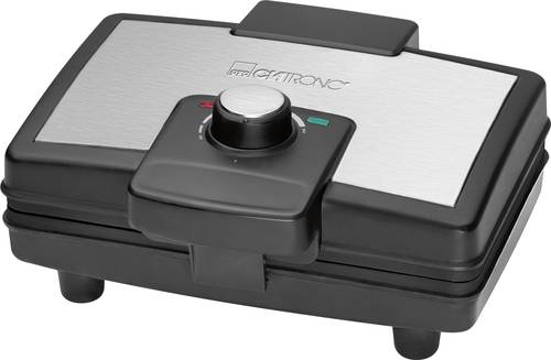Image of Clatronic WA 3606 Waffeleisen Schwarz, Silber