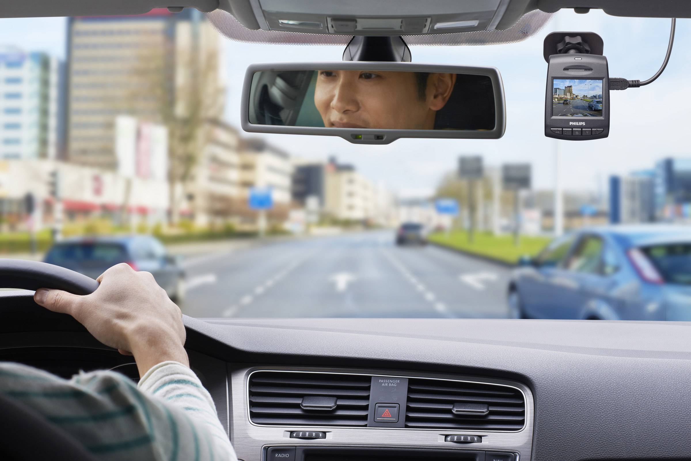 Philips Autokamera ADR610 Dashcam Blickwinkel horizontal max.=100° 12 V, 24V Auffahrwarner, Display, Mikrofon