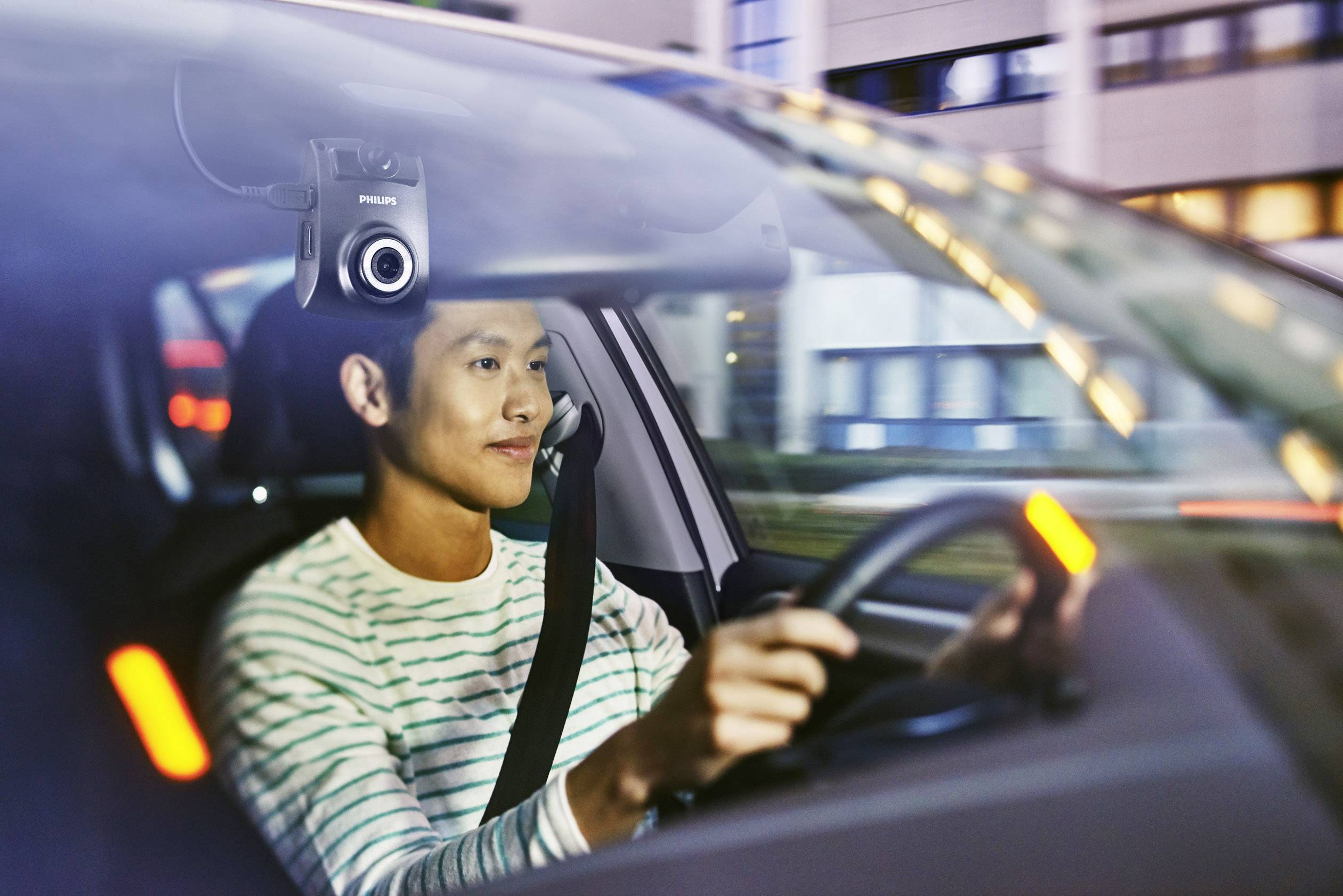 Philips Autokamera ADR610 Dashcam Blickwinkel horizontal max.=100° 12 V, 24V Auffahrwarner, Display, Mikrofon