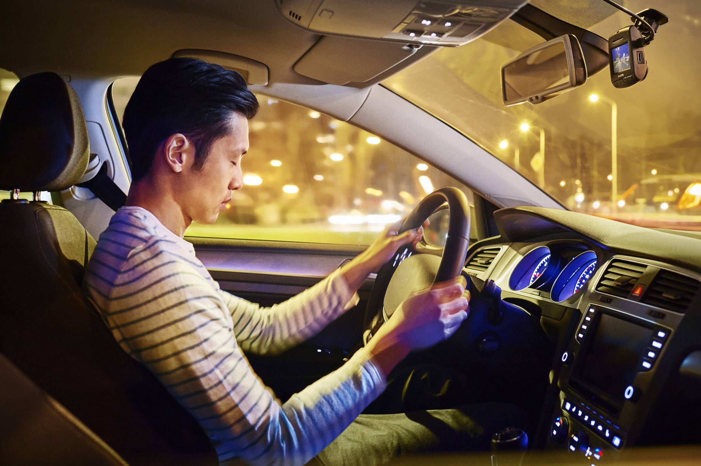 Philips Autokamera ADR610 Dashcam Blickwinkel horizontal max.=100° 12 V, 24V Auffahrwarner, Display, Mikrofon