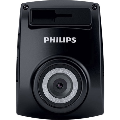 Philips Autokamera ADR610 Dashcam Horizontal viewing angle (max.)=100 ° 12 V, 24 V Proximity alert, Display, Microphone
