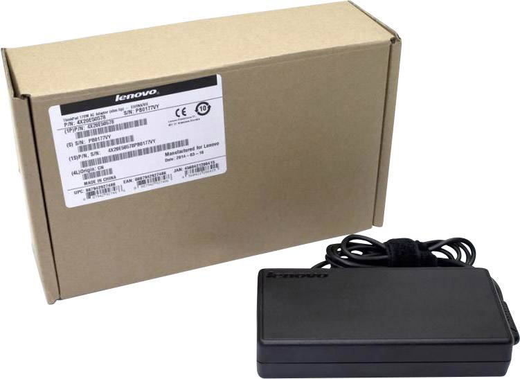 Lenovo 4X20E50578 Notebook-Netzteil 170 W 20 V/DC 8.5 A