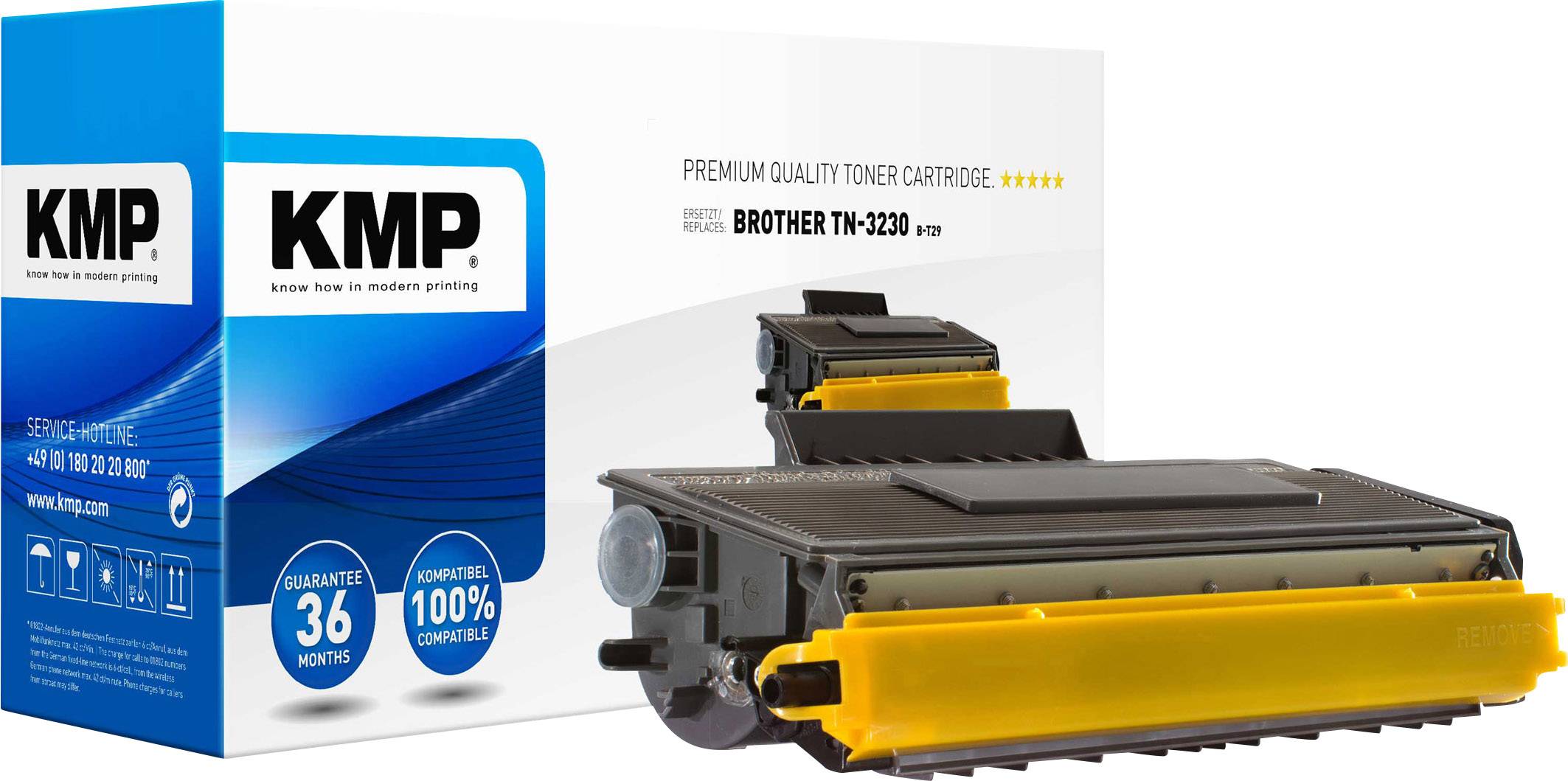 KMP Toner ersetzt Brother TN-3230 Kompatibel Schwarz 3000 Seiten B-T29 1255,0000