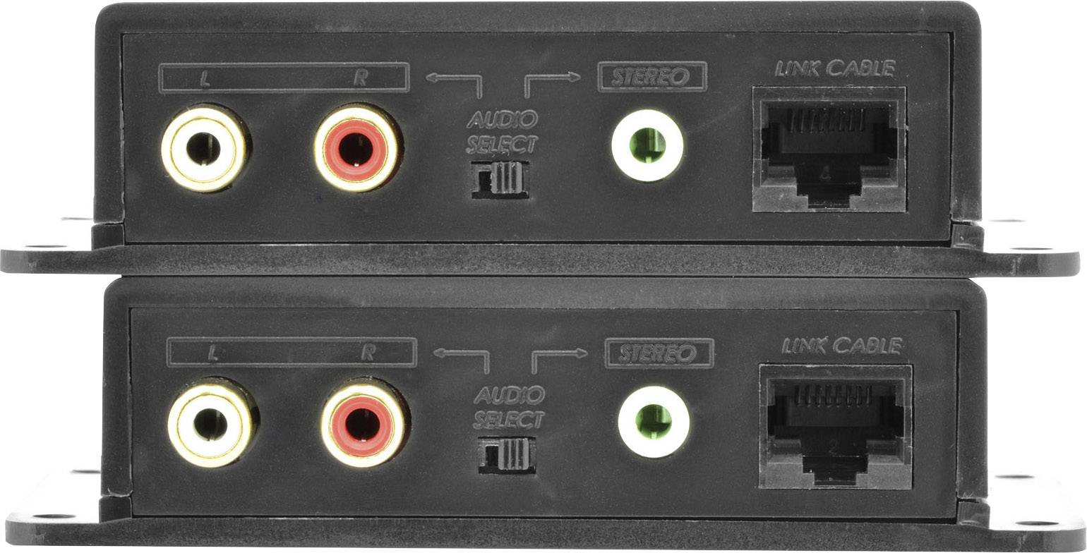 Digitus DS-56100 Klinke Extender (Verlängerung) über Netzwerkkabel RJ45 600 m