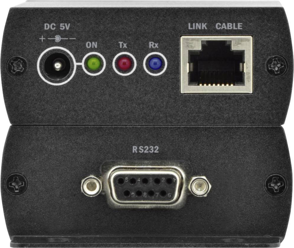 Digitus DS-52101 Seriell (9pol.) Extender (Verlängerung) über Netzwerkkabel RJ45 2000m