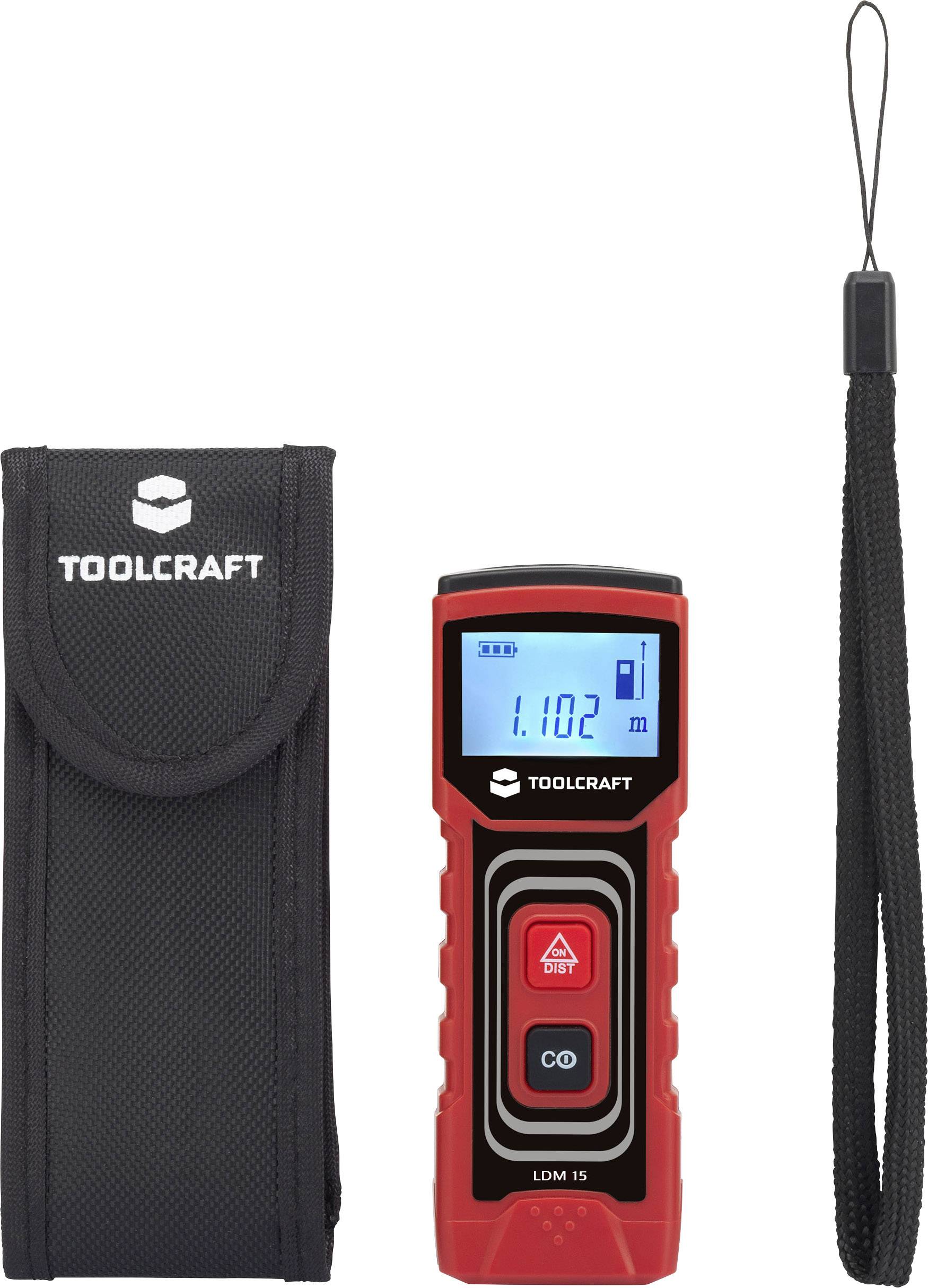 TOOLCRAFT LDM 15 J Laser-Entfernungsmesser Messbereich (max.) 15m