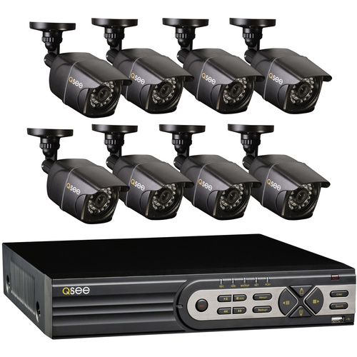 Q-See QT5616-8E2-2 Analog Überwachungskamera-Set 16-Kanal mit 8 Kameras 720 x 576 Pixel 700 TVL 2TB