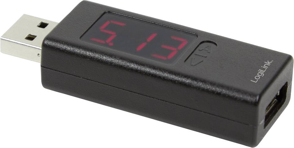 LogiLink PA0067 USB Multimeter  digital  CAT I Anzeige (Counts): 999