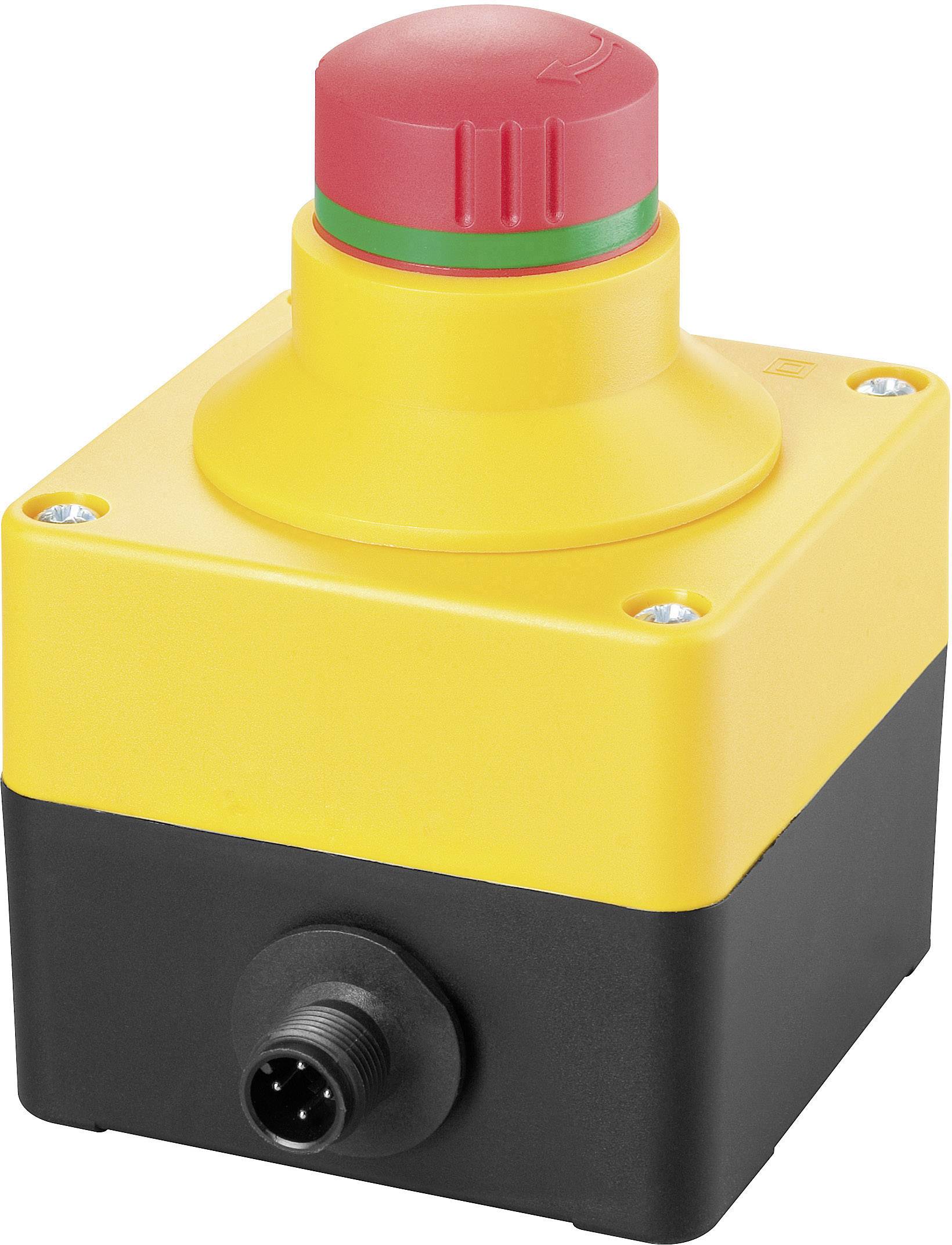 Schlegel SIL_QRBUVOO_M12 Not-Aus-Schalter im Gehäuse, überlistungssicher 250 V/AC 4A 2 Öffner IP65 1St.