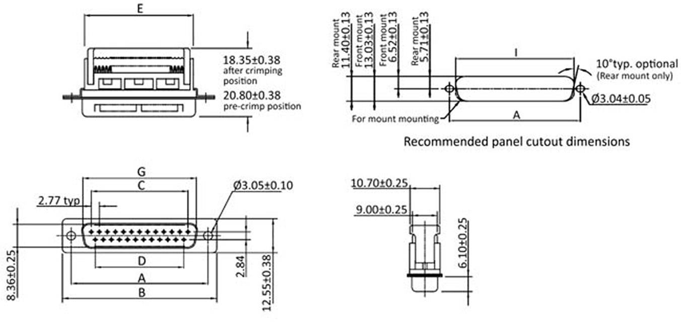Econ Connect ST15SK/FOZ D-SUB Stiftleiste 90° Polzahl: 15 Schneid-Klemm